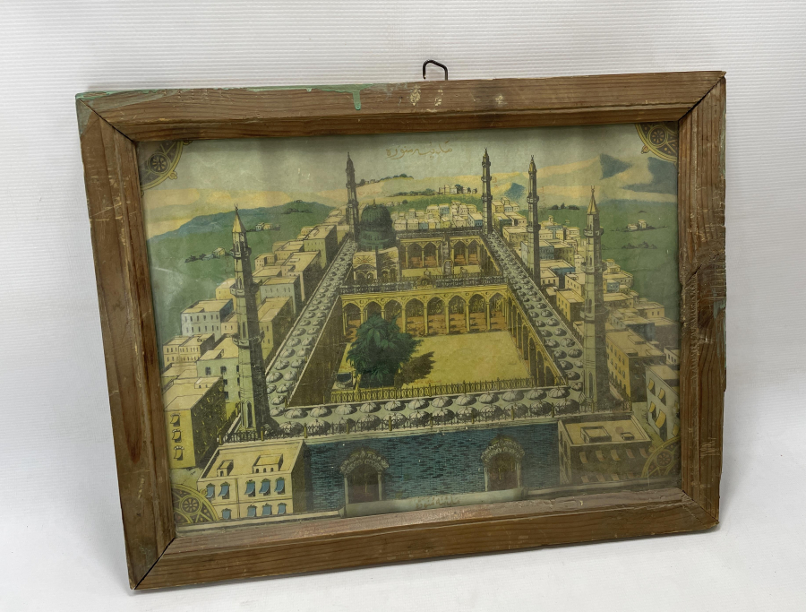 OSMANLI DÖNEMİ MEDİNE-İ MÜNEVVERE YAZILI NADİR HAÇ VEKALETİ