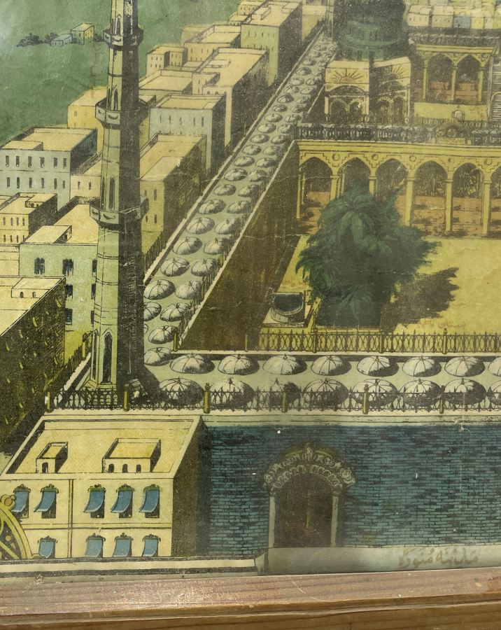 OSMANLI DÖNEMİ MEDİNE-İ MÜNEVVERE YAZILI NADİR HAÇ VEKALETİ