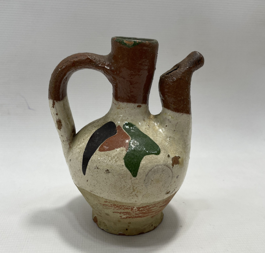 OSMANLI DÖNEMİ NADİR FORMDA KINIK İŞİ DÜDÜKLÜ SÖZ TESTİSİ