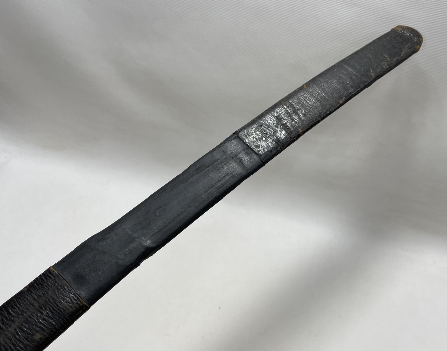 OSMANLI DÖNEMİ OSMANLICA YAZILI GÜMÜŞ SAPLI ORJİNAL KINIINDA ÇERKES ŞAŞKASI