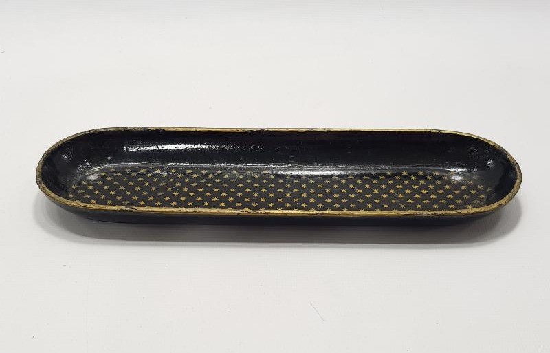 OSMANLI DÖNEMİ PAPIER MACHE HOKKA TEPSİSİ 