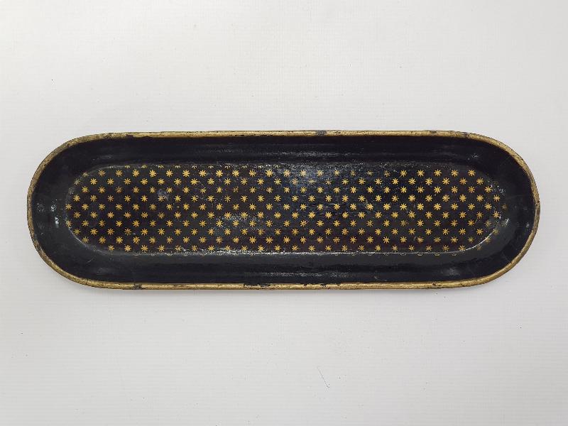 OSMANLI DÖNEMİ PAPIER MACHE HOKKA TEPSİSİ 