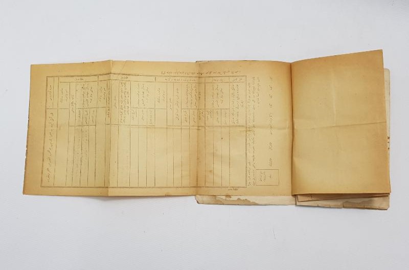 OSMANLICA SUBAY MAAŞ CÜZDANI