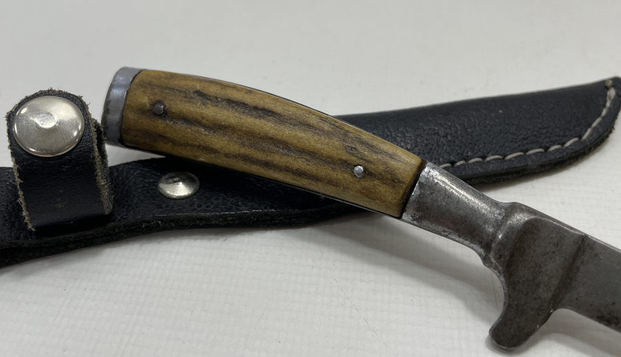 SAPI GEYİK BOYNUZUNDAN MAMUL ANTİKA AVCI BIÇAĞI