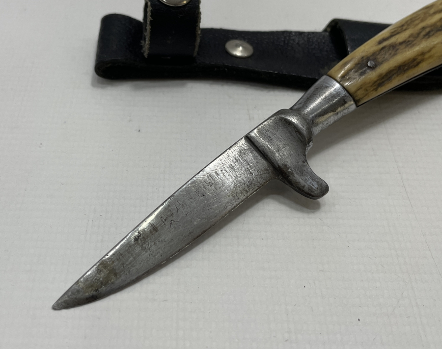 SAPI GEYİK BOYNUZUNDAN MAMUL ANTİKA AVCI BIÇAĞI