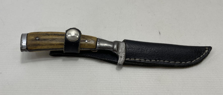 SAPI GEYİK BOYNUZUNDAN MAMUL ANTİKA AVCI BIÇAĞI