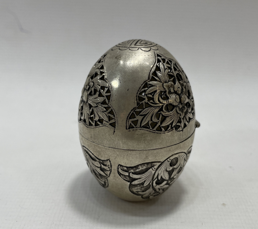 TAMAMI EL İŞÇİLİKLİ GÜMÜŞ YUMURTA