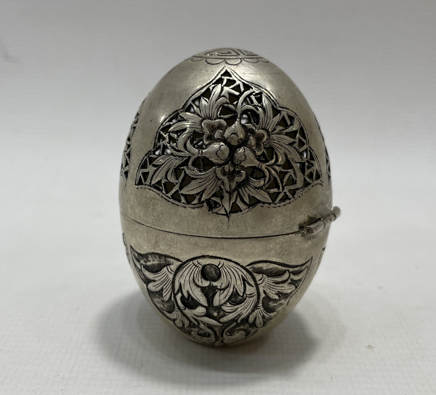 TAMAMI EL İŞÇİLİKLİ GÜMÜŞ YUMURTA