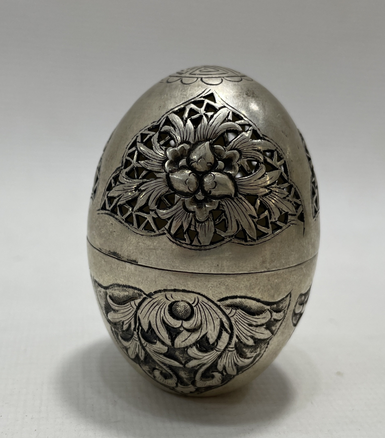 TAMAMI EL İŞÇİLİKLİ GÜMÜŞ YUMURTA