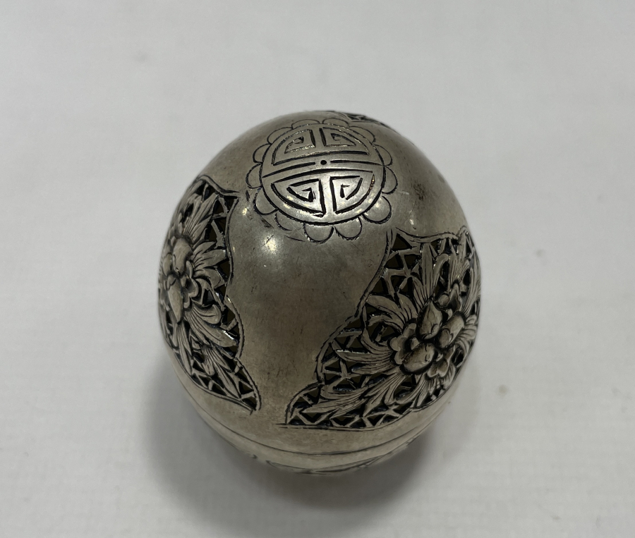 TAMAMI EL İŞÇİLİKLİ GÜMÜŞ YUMURTA