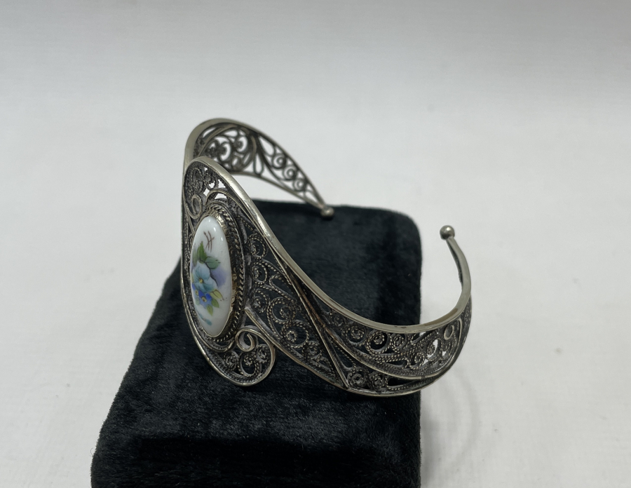 TELKARİ VE MİNE İŞÇİLİKLİ ANTİKA BİLEKLİK