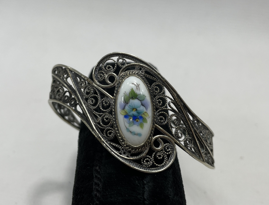 TELKARİ VE MİNE İŞÇİLİKLİ ANTİKA BİLEKLİK