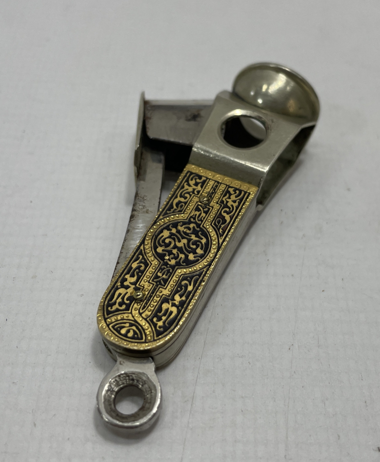 TOLEDO İŞİ ALTIN VERMEYLİ PURO KESME ALETİ