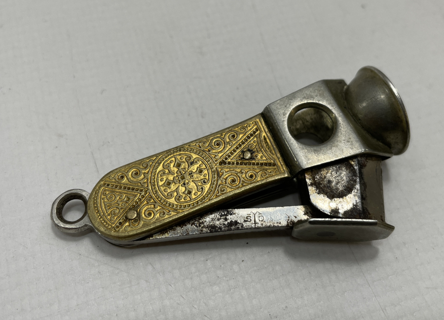 TOLEDO İŞİ ALTIN VERMEYLİ PURO KESME ALETİ