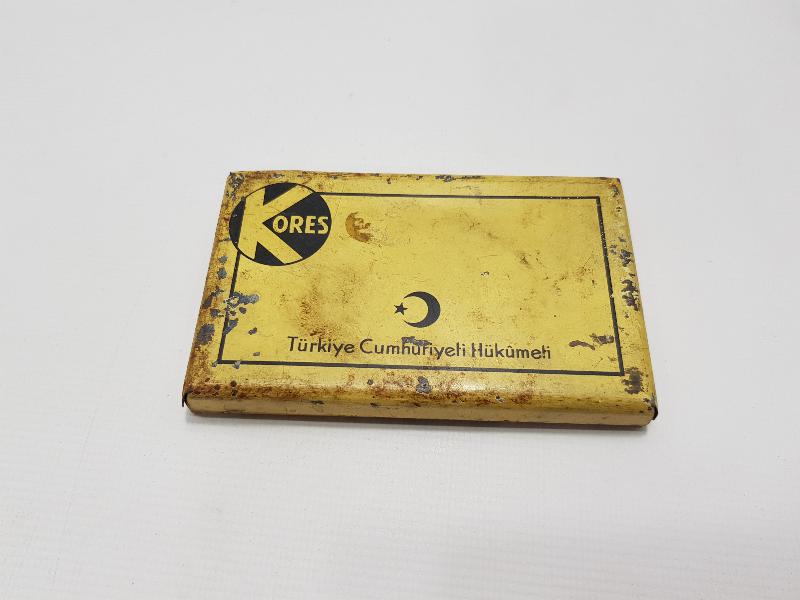 TÜRKİYE CUMHURİYETİ HÜKUMETİ KORES YAZILI STAMPA 