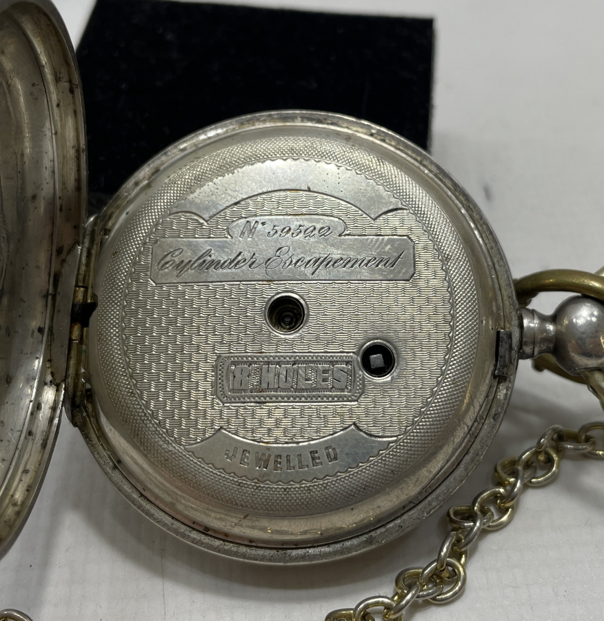 1850-1870 YILALRI ARASI ANAHTAR KURMALI RENKLİ KADRAN CEP SAATİ