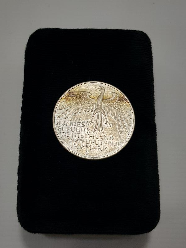 1972 BERLİN OLİMPİYATLARI HATIRA GÜMÜŞ 10 MARK 