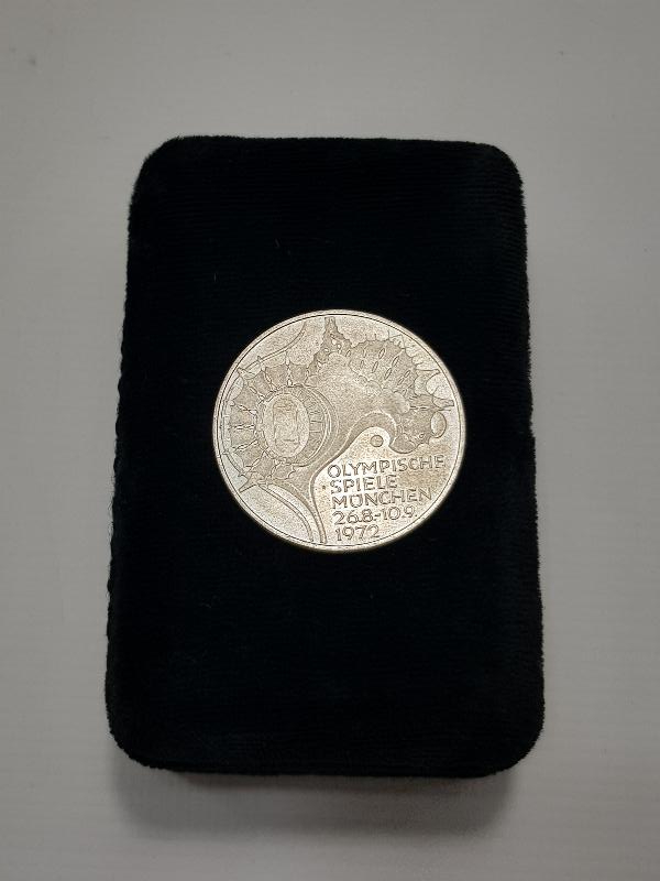 1972 BERLİN OLİMPİYATLARI HATIRA GÜMÜŞ 10 MARK 