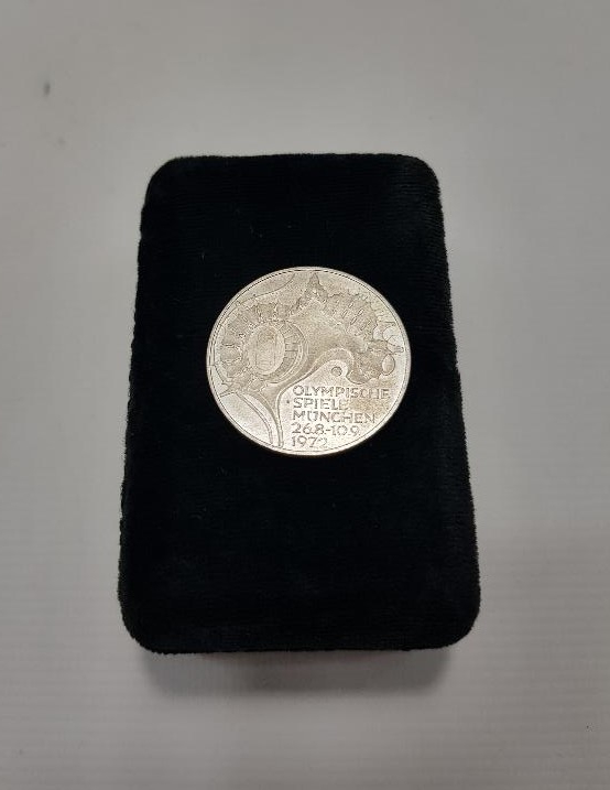 1972 BERLİN OLİMPİYATLARI HATIRA GÜMÜŞ 10 MARK 