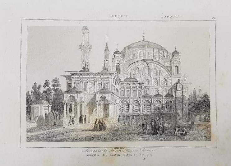 OSMANLI DÖNEMİ GRAVÜR: ÜSKÜDAR SULTAN SELİM CAMİİ