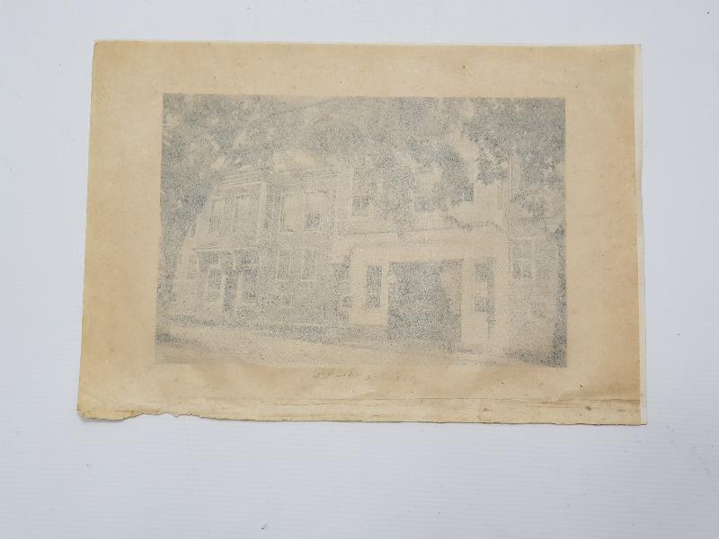 OSMANLICA GRAVÜR: PAZARKÖY KAZASI HÜKÜMET KONAĞI 