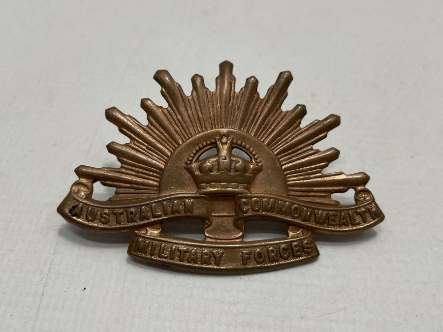 1. DÜNYA SAVAŞI BÜYÜK BOY ANZAK ŞAPKA KOKARTI