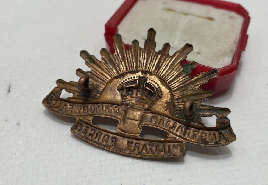 1. DÜNYA SAVAŞI BÜYÜK BOY ANZAK ŞAPKA KOKARTI