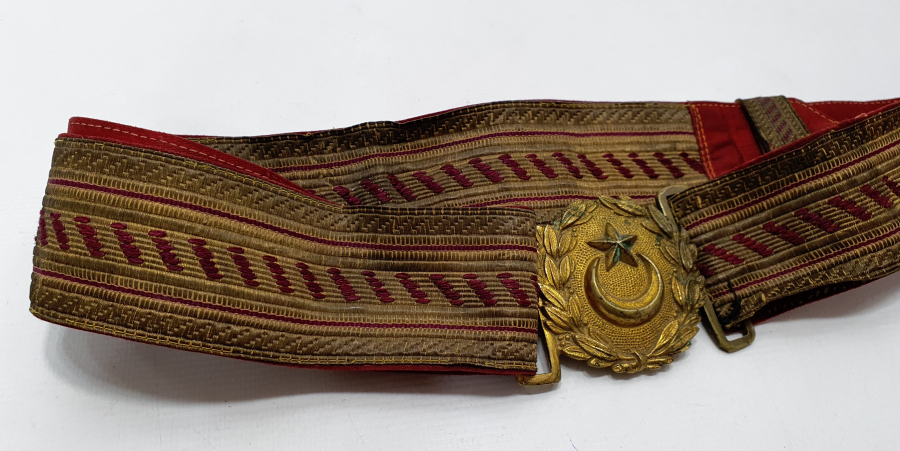 1. DÜNYA SAVAŞI DÖNEMİ ÇOK NADİR SUBAY KEMERİ