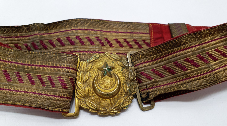 1. DÜNYA SAVAŞI DÖNEMİ ÇOK NADİR SUBAY KEMERİ