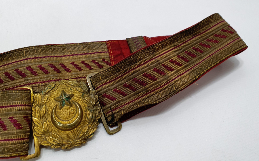 1. DÜNYA SAVAŞI DÖNEMİ ÇOK NADİR SUBAY KEMERİ