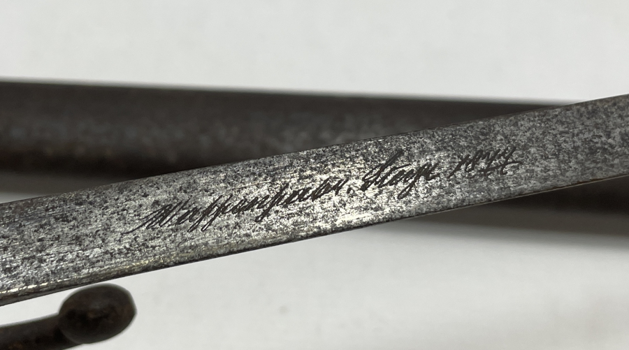 1. DÜNYA SAVAŞI DÖNEMİ SIRTI YAZILI BÜYÜK BOY ASKER SÜNGÜSÜ