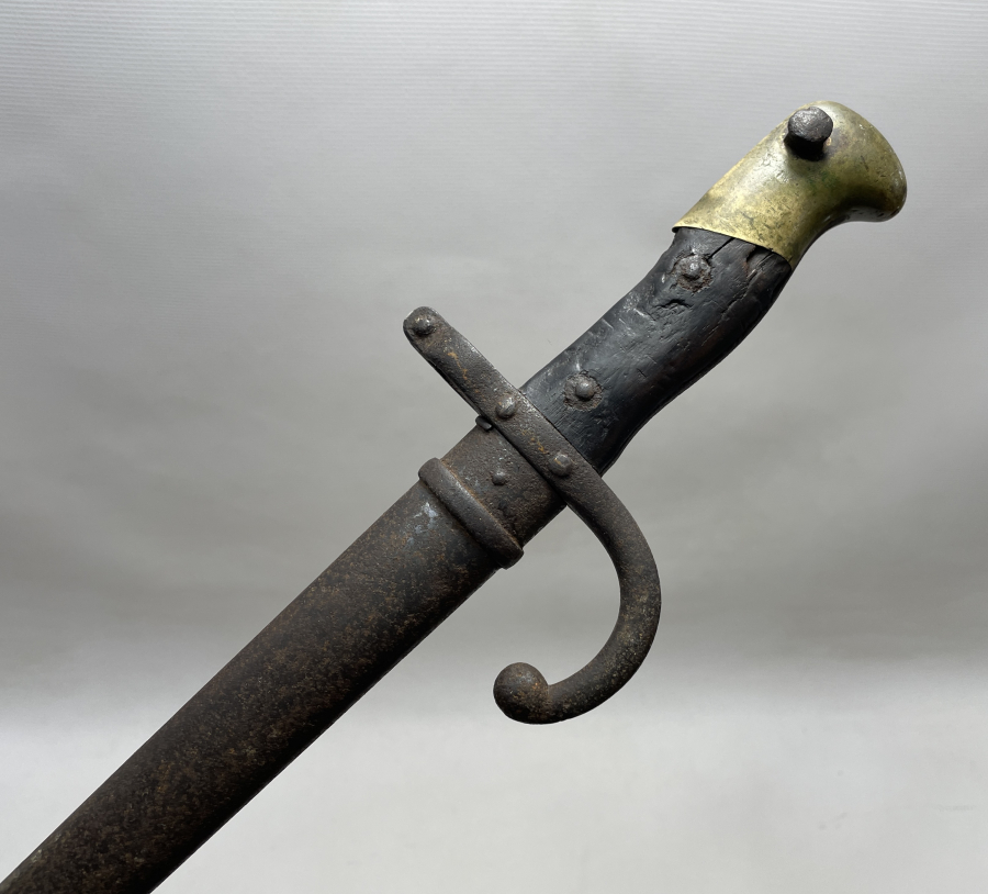 1. DÜNYA SAVAŞI DÖNEMİ SIRTI YAZILI BÜYÜK BOY ASKER SÜNGÜSÜ