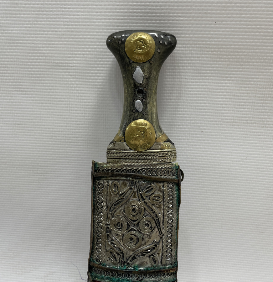 ANTİKA BOYNUZ SAPLI DEKORATİF CEMBİYE