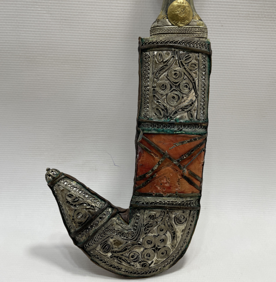 ANTİKA BOYNUZ SAPLI DEKORATİF CEMBİYE