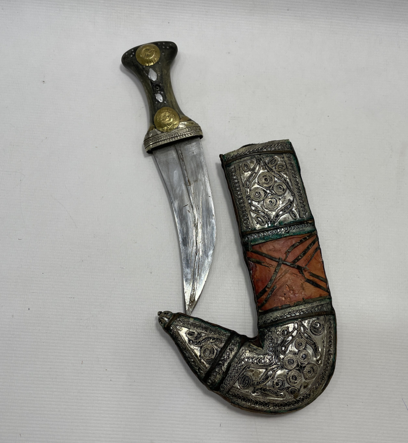 ANTİKA BOYNUZ SAPLI DEKORATİF CEMBİYE