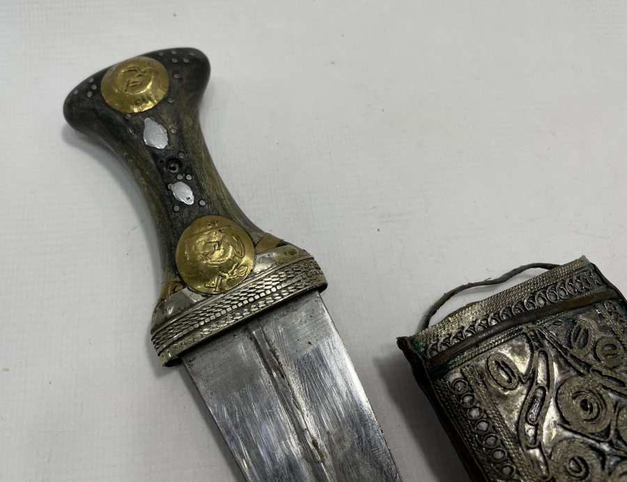 ANTİKA BOYNUZ SAPLI DEKORATİF CEMBİYE