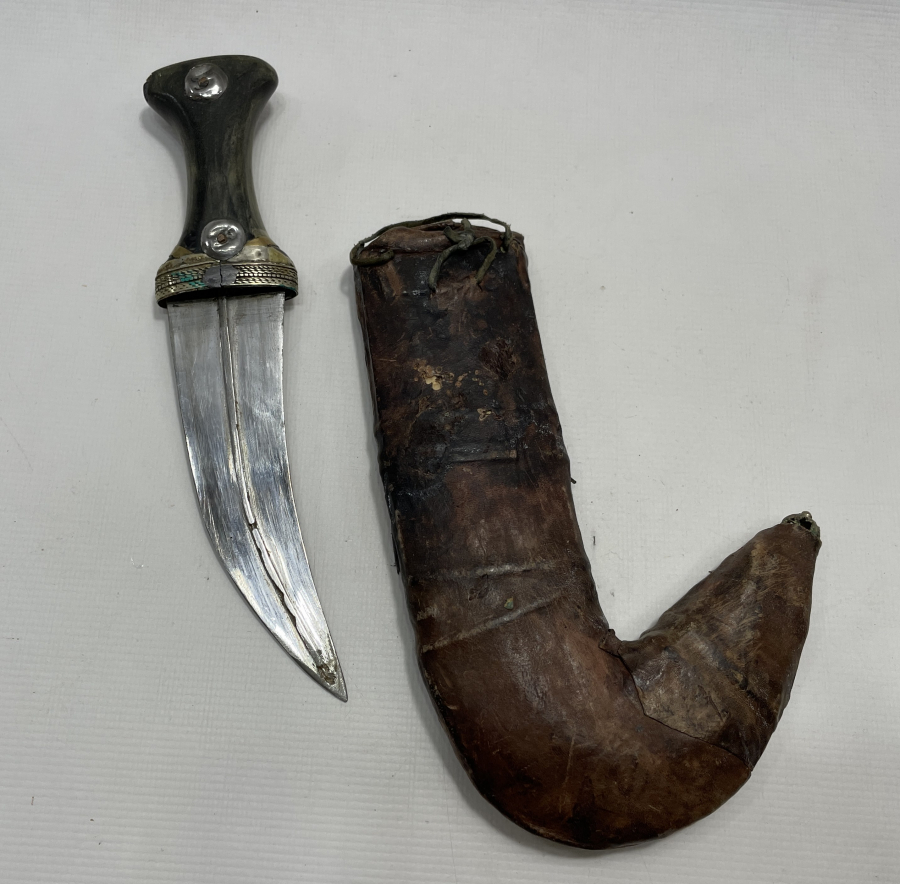 ANTİKA BOYNUZ SAPLI DEKORATİF CEMBİYE