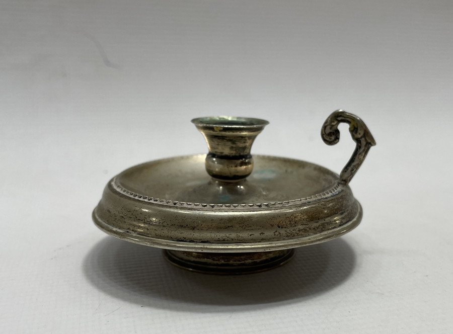 GÜMÜŞTEN MAMUL ANTİKA EL MUMLUĞU