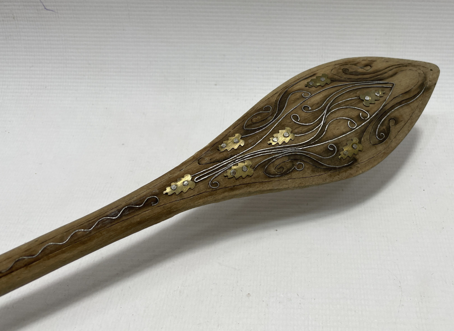 OSMANLI DÖNEMİ AFYON İŞİ GÜMÜŞ ÇAKMA TEKKE İŞİ SIRT KAŞIYICI