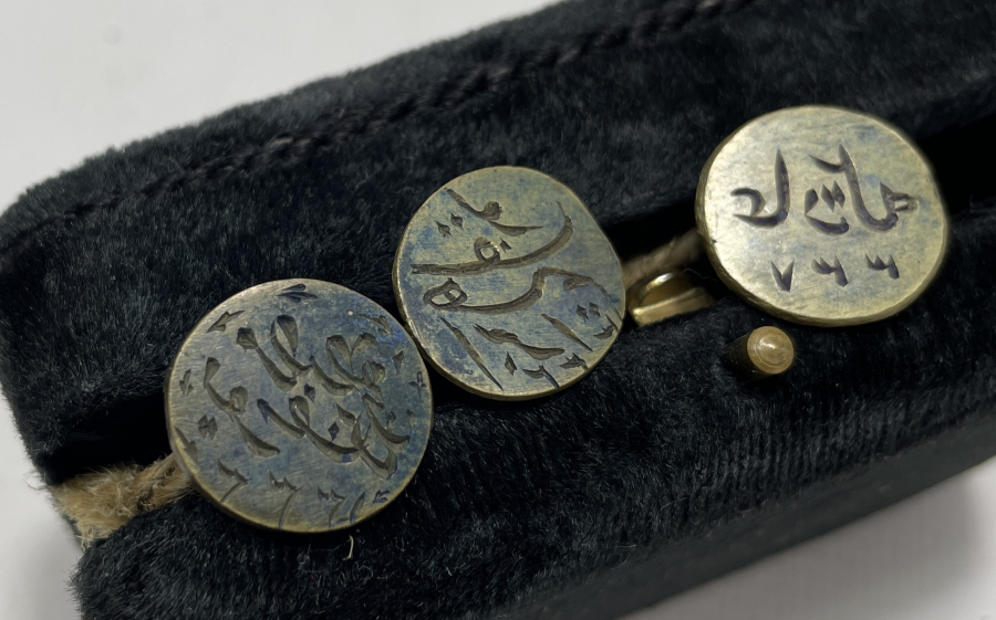 OSMANLI DÖNEMİ AYNI AİLEYE AİT 3 ADET ŞAHIS MÜHRÜ