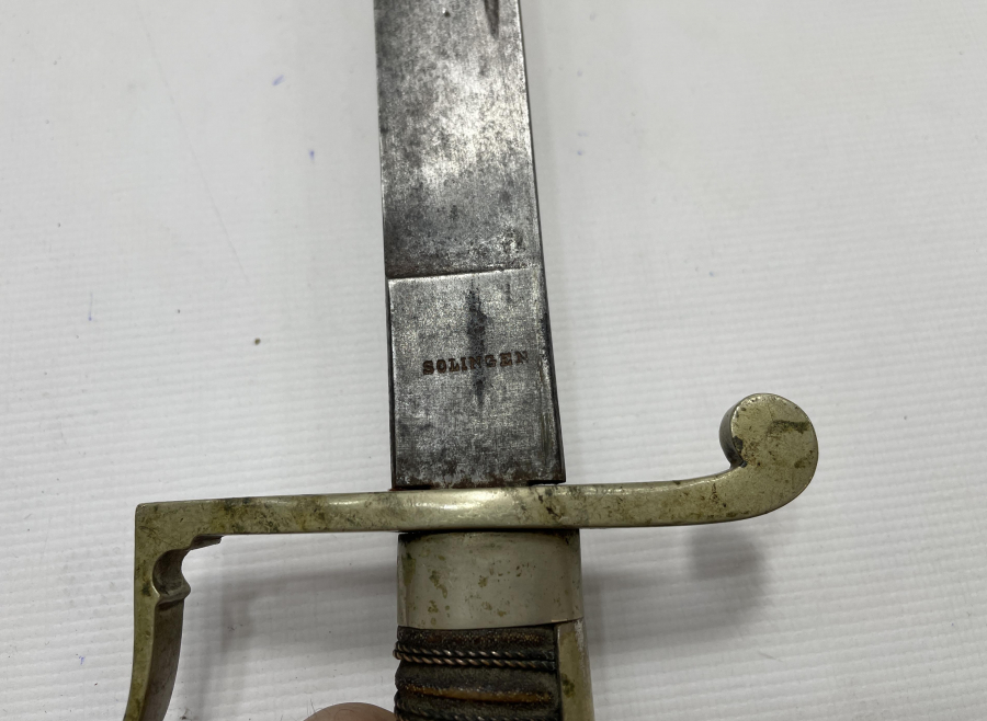 OSMANLI DÖNEMİ İGUANA DERİSİ SAPLI SOLİNGEN MARKA ÇOK NADİR POLİS MEÇİ