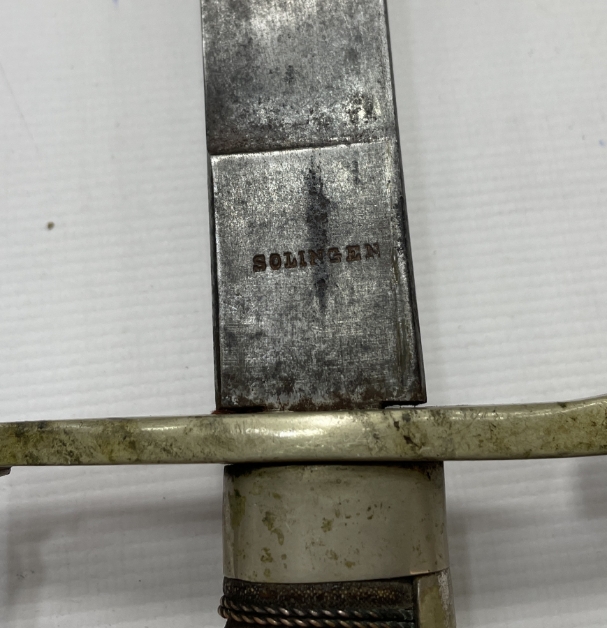 OSMANLI DÖNEMİ İGUANA DERİSİ SAPLI SOLİNGEN MARKA ÇOK NADİR POLİS MEÇİ