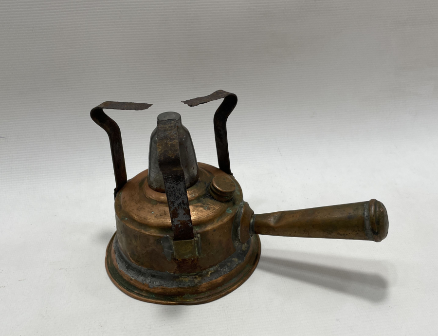 OSMANLI DÖNEMİ NADİR FORMDA SAPLI KAHVECİ KAMİNETOSU