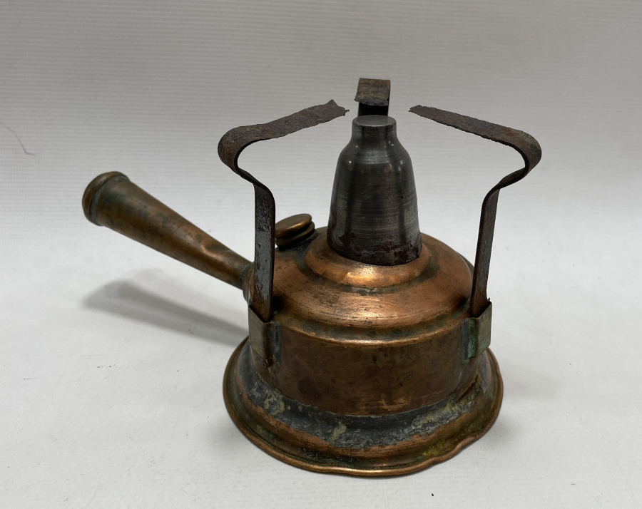 OSMANLI DÖNEMİ NADİR FORMDA SAPLI KAHVECİ KAMİNETOSU