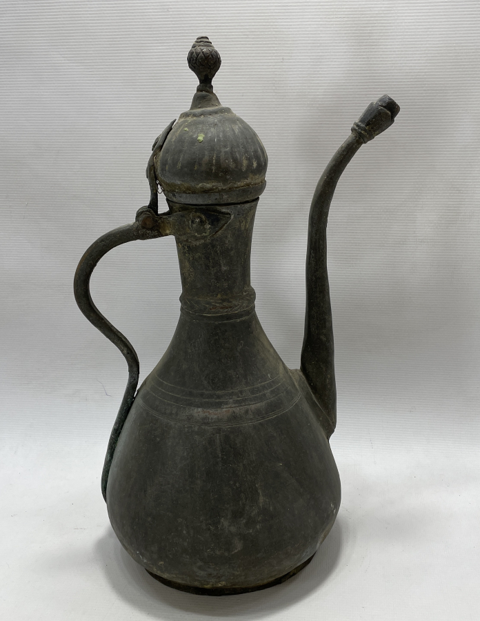 OSMANLI DÖNEMİ NADİR FORMDA TEKKE İŞİ ARMUDİ İBRİK