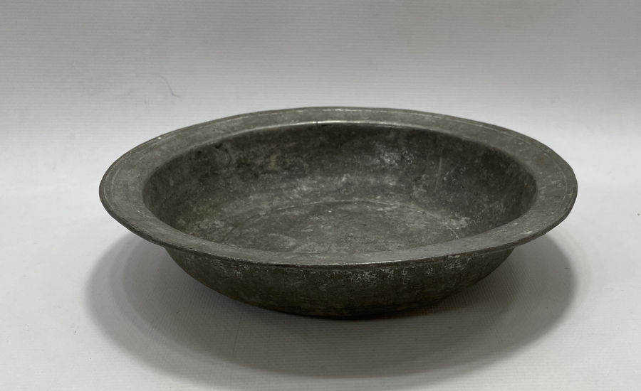 OSMANLI DÖNEMİ SAZ TUĞRALI BAKIR TABAK