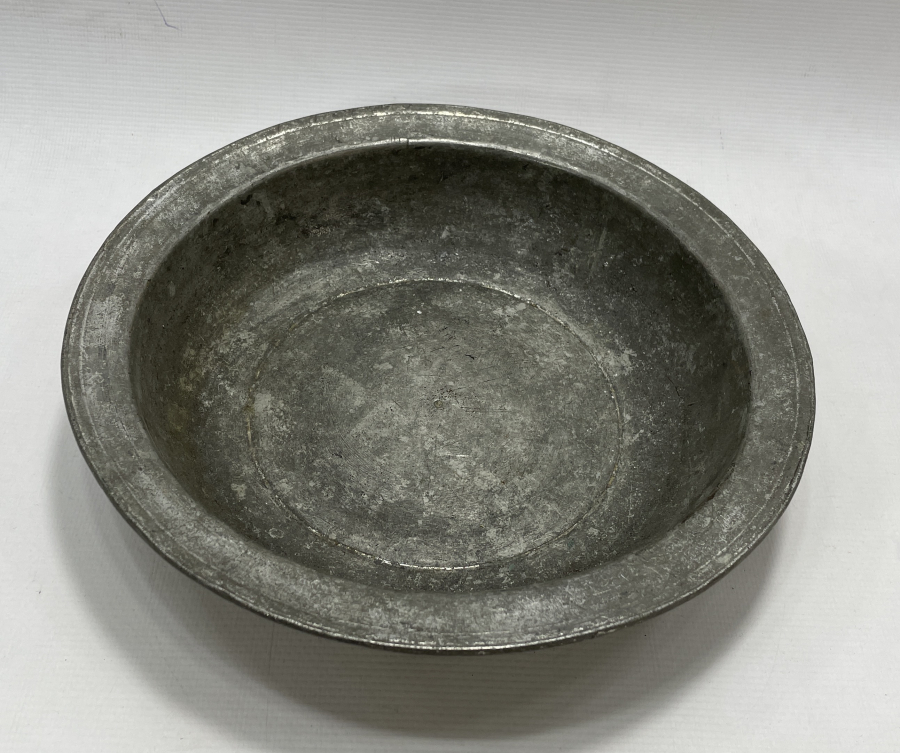 OSMANLI DÖNEMİ SAZ TUĞRALI BAKIR TABAK