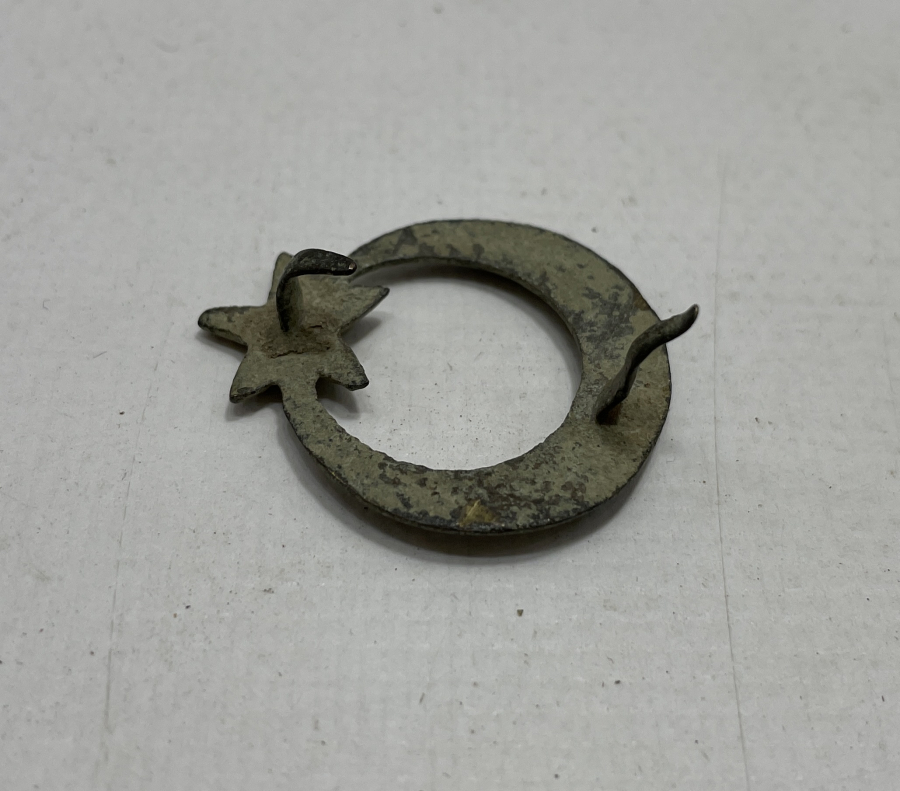 1. DÜNYA SAVAŞI DÖNEMİ AY YILDIZLI SUBAY KALPAĞI KOKARTI