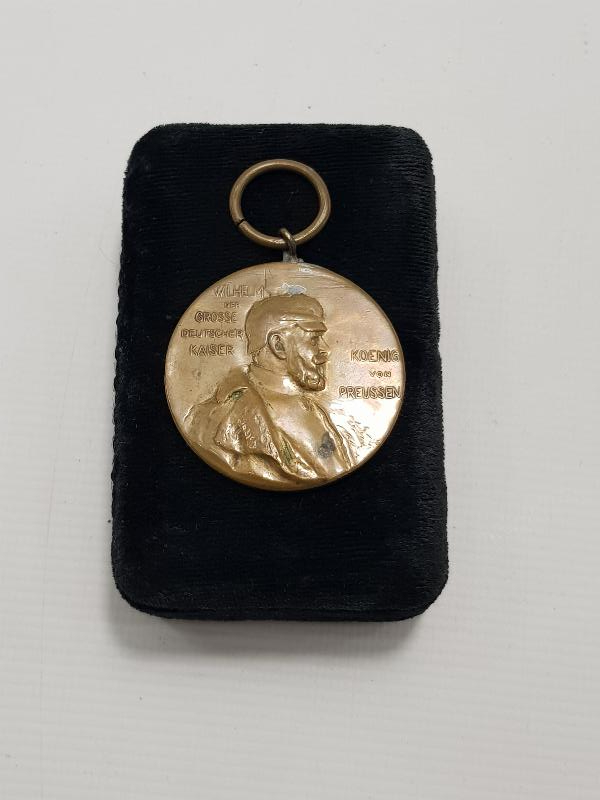 1897 TARİHLİ KAISER WILHELM BRONZ MADALYA 