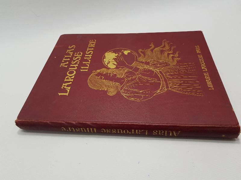 1900'LERDEN FRANSIZCA ATLAS LAROUSSE ILLUSTRE